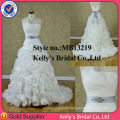 outstanding design strapless grey silvery beading belt rosette skirt wedding dresses